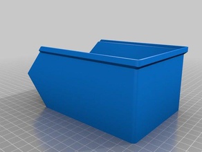envase apilable - contenitore impilabile 100x180x80 organización contenedor sovrapponibile fuerte 3d print model - Mito3D