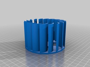 Zentrifugal-Ventilator 100mm Durchmesser 60mm andere experiment parametric Teil sketchup test 3d print model - Mito3D