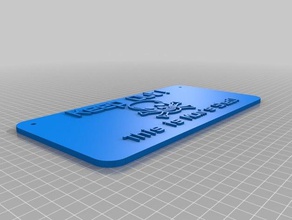 les mamans hangar signes et logos personnalisé 3d print model - Mito3D
