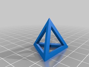 tetraedre matemáticas art 3d print model - Mito3D