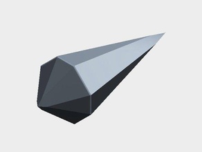rwby Staub-Kristall Requisiten 3d print model - Mito3D