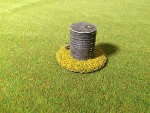 storage tank objective marker epic 40k 6mm scale games epic40k miniature tabletop wargaming 3d print model - Mito3D
