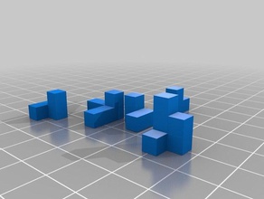 block puzzle La stampa 3d 3d print model - Mito3D