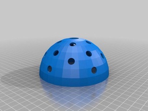 mi personalizar la mitad de esfera led titular v2 diy personalizado 3d print model - Mito3D