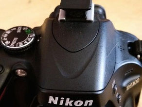 double hotshoe mount adapter camera canon coldshoe nikon standard 3d print model - Mito3D