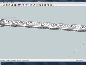 verticale parentesi graffe di mendel altri 3d esperimento geometria parte reprap sketchup supportless prova aggiornamento 3d print model - Mito3D