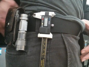 belt holster digital calipers tools 3d print model - Mito3D