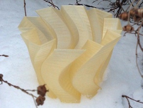 Blume Schüssel Dekor vase 3d print model - Mito3D