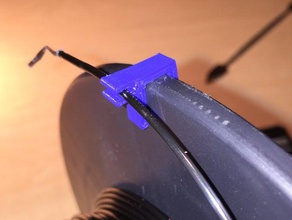 printrbot filament spool clip 3d printer accessories 1 175mm abs pla simple metal saver 3d print model - Mito3D