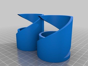 ángulo de la prueba screwbox del La impresión en 3d las pruebas el art cuadro calibración contenedor diseño geométricas geometría matemáticas tornillo fuerza subproceso rosca 3d print model - Mito3D