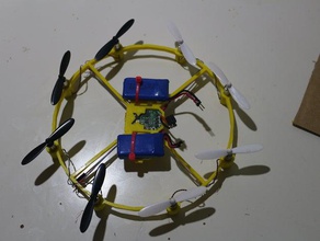 octocopter hubsan x4 r c i veicoli mod 3d print model - Mito3D