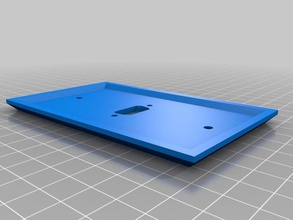 vga plate household customized 3d print model - Mito3D