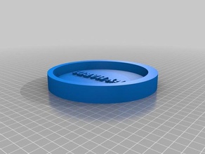 try hard coaster kitchen & dining 3d 3d print model - Mito3D