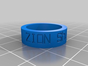 ring zion sherlockg Ringe kundengebundene 3d print model - Mito3D