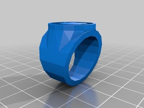 mens size 10 apple logo championship ring geek chic accessories customized 3d print model - Mito3D