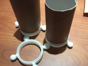 toromos -tuvalet kağıdı modüler sistem inşaat oyuncaklar oyuncak tuvalet 3d print model - Mito3D