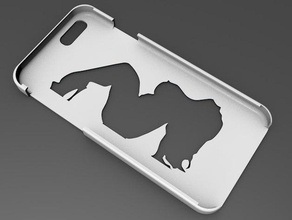 iphone 6 basic case große Mädchen Handy Fall ist 3d print model - Mito3D