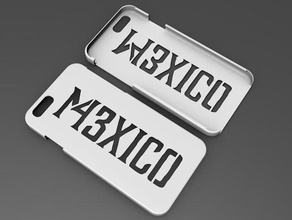 l'iphone 6 de base cas ayotzinapa 43 téléphone mobile mexique 3d print model - Mito3D