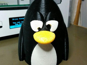 psycho victime de l'humeur pingouin animaux le couteau la 3d print model - Mito3D