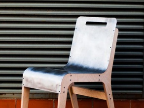 s-sandalye diy sandalye cnc freze kontrplak ahşap 3d print model - Mito3D
