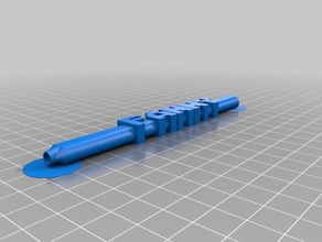 meu bic personalizados palavra caneta office personalizado 3d print model - Mito3D
