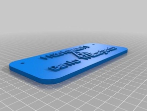 genio trabajando signos y logotipos personalizado 3d print model - Mito3D