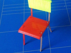silla modelo muebles mbel asiento taburete 3d print model - Mito3D