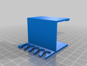 support cables pour bureau computer cable holder desk desktop ikea hack 3d print model - Mito3D
