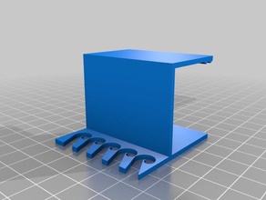 les câbles de soutien verser bureau ordinateur câble support le titulaire ikea hack 3d print model - Mito3D