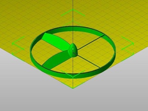 hélice mais grosso anel de paredes mecânico brinquedos 3d print model - Mito3D