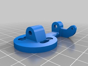improved tail motor mount 3d print model - Mito3D