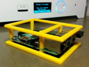 raspberry pi b+ bumper electronics case 3d print model - Mito3D