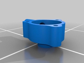 harbor freight cheapo parts washer pump housing 3d print model - Mito3D