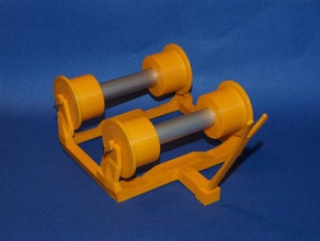 roll filament spool holder 3d printer accessories 3d print model - Mito3D