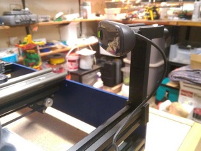 logitech c270 camera mount 20mm extrusions 3d printer accessories extrusion octopi octoprint 3d print model - Mito3D
