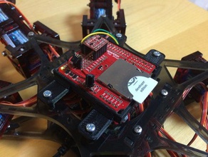mounting sparkfun's electric imp arduino shield arcrobotics' hexy 3d printer parts 3d print model - Mito3D