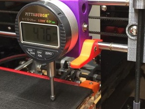dial gage indicador de montagem Impressora 3d acessórios nível do leito gadgets3d porto frete prusa i3 reprap g3d 3d print model - Mito3D
