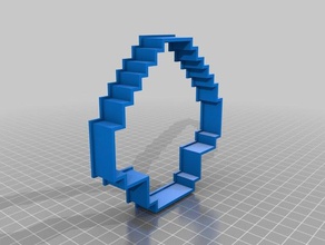8-bit-Pilz Ausstecher Küche und Esszimmer cookie cookiecutter cookies cutter 3d print model - Mito3D