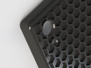 sony xperia z2 honeycomb case v1 mobile phone 3d print model - Mito3D