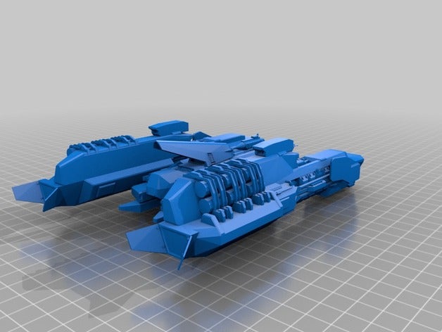 destiny extinction event ship vehicles 3D print model - Mito3D