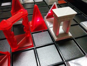 porta aqebi espansione khet 10 giochi gioco da tavolo di scacchi il cancello laser 3d print model - Mito3D