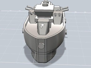battle ship diy battleship boat military vehicle 3d print model - Mito3D