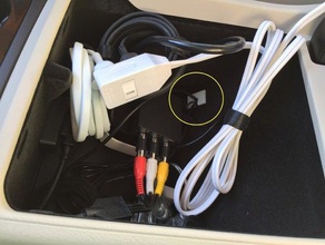 touareg 7p accoudoir câble cap de l'automobile la pac fiche vw 3d print model - Mito3D