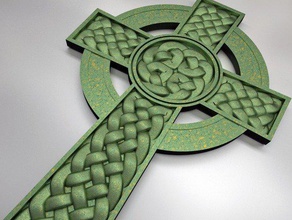celtic cross sculptures 3d print model - Mito3D