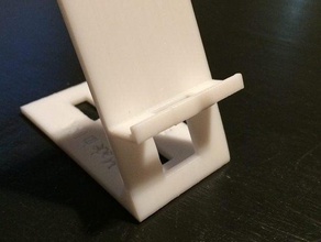 simple phone stand v22 mobile cell iphone 3d print model - Mito3D