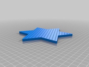chinese checkers game games board pin 3d print model - Mito3D