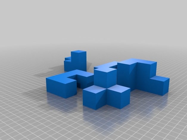 bearbeitet puzzle cube Rätsel 3D print model - Mito3D