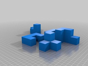 bearbeitet puzzle cube Rätsel 3d print model - Mito3D
