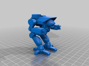 lobo terrível fatiado modelo robôs 3d print model - Mito3D