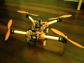 tfg500 quadcopter r c i veicoli drone gopro mount multicopter multirotor telaio frame 3d print model - Mito3D